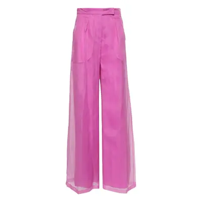 MAX MARA - Wide-leg Silk Trousers