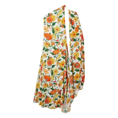 STELLA MCCARTNEY - Floral Print One-shoulder Long Dress