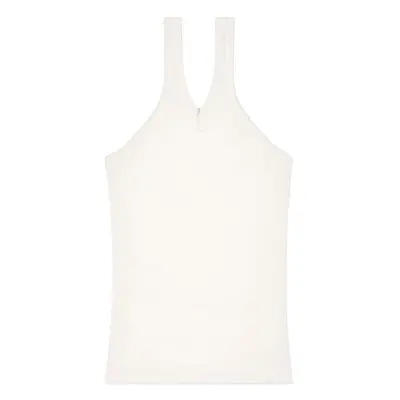 COURRÈGES - Criss Cross Cotton Tank Top