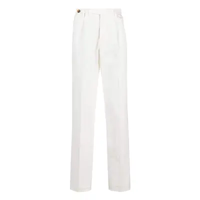 BRUNELLO CUCINELLI - Double Darts Cotton Trousers