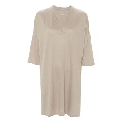 MAJESTIC - Linen Blend Tunic Dress