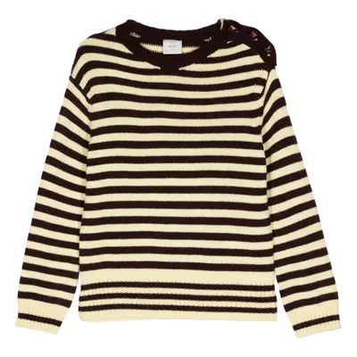 ALYSI - Wool Blend Striped Sweater