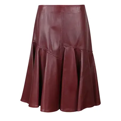 BOTTEGA VENETA - Leahter A-line Skirt