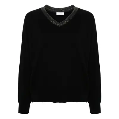 BRUNELLO CUCINELLI - Cashmere V-necked Sweater