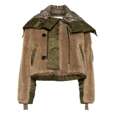 SACAI - Faux Shearling Blouson Jacket