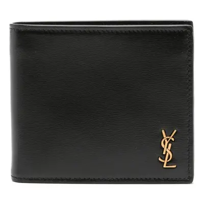 SAINT LAURENT - Leather Wallet With Logo