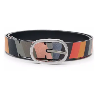 PAUL SMITH - Signature Stripe Leather Belt