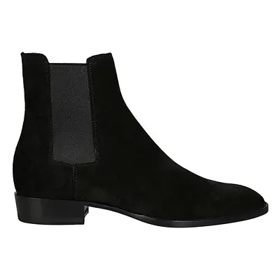 SAINT LAURENT - Ankle Boot With Logo