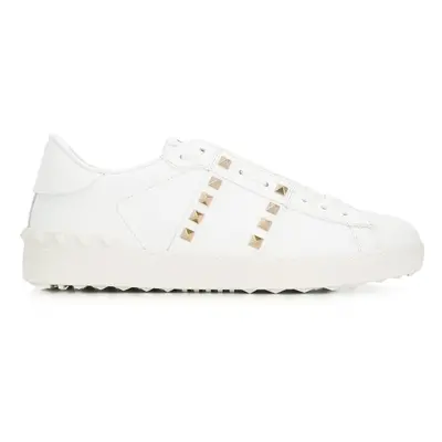 VALENTINO GARAVANI - Rockstud Untitled Leather Sneakers