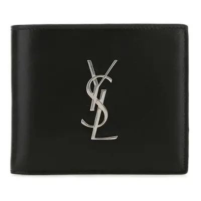 SAINT LAURENT - Leather Wallet With Logo