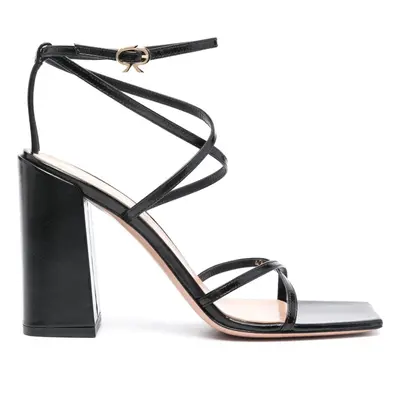 GIANVITO ROSSI - Nuit Leather Heel Sandals