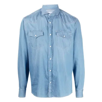 BRUNELLO CUCINELLI - Denim Cotton Shirt