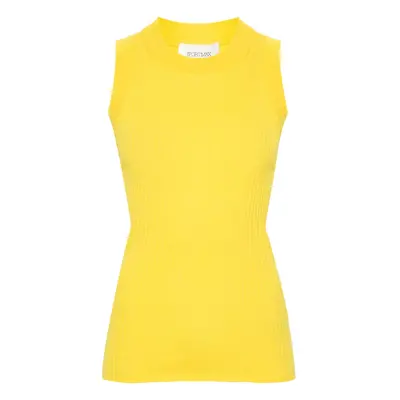 SPORTMAX - Ribbed Cotton Tank Top