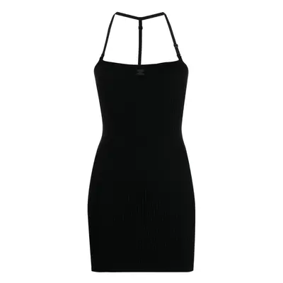 COURRÈGES - Logo Ribbed Mini Dres