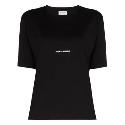 SAINT LAURENT - Logo Cotton T-shirt