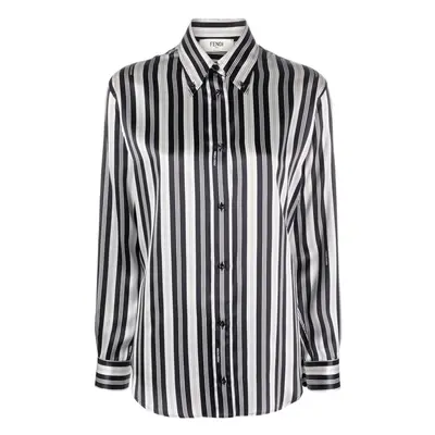 FENDI - Silk Striped Shirt