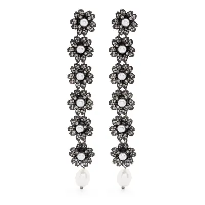 ROGER VIVIER - Bouquet Pearl Pendant Earrings