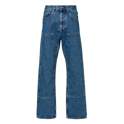 PALM ANGELS - Monogram Denim Jeans