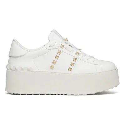 VALENTINO GARAVANI - Rockstud Untitled Leather Sneakers