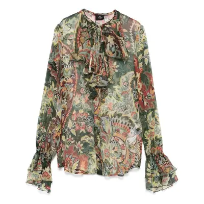 ETRO - Printed Silk Shirt