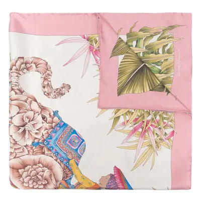 FERRAGAMO - India Print Silk Foulard