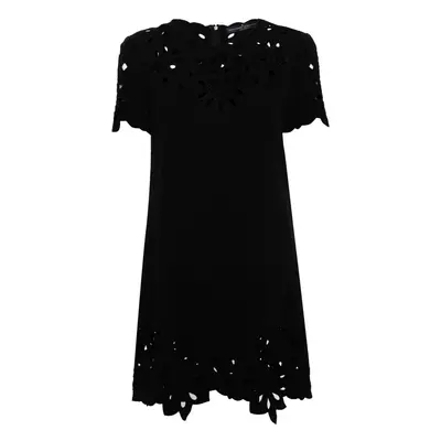 ERMANNO SCERVINO - Embroidered Cotton Short Dress