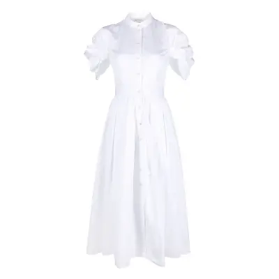 ALEXANDER MCQUEEN - Organic Cotton Midi Dress