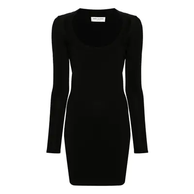 SAINT LAURENT - Knitted Mini Dress