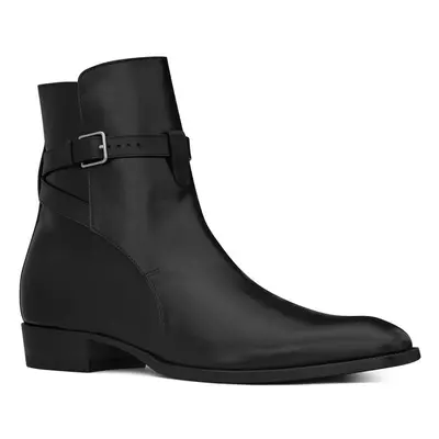 SAINT LAURENT - Wyatt Leather Boots