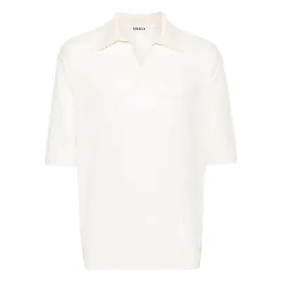 AURALEE - Wool And Silk Blend Polo Shirt