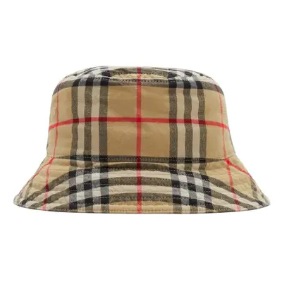 BURBERRY - Check Motif Bucket Hat