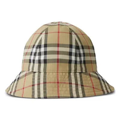 BURBERRY - Check Motif Nylon Bucket Hat