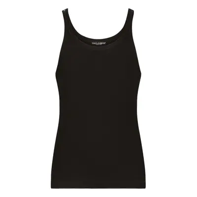 DOLCE & GABBANA - Ribbed Cotton Tank Top