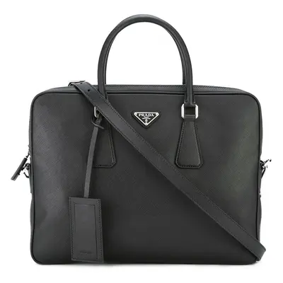 PRADA - Leather Messenger Bag