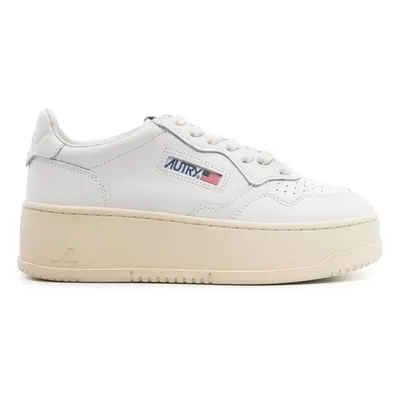 AUTRY - Platform Low Leather Sneakers