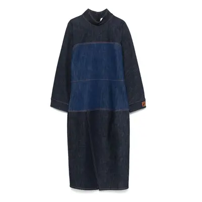 FENDI - Bicolor Denim Midi Dress