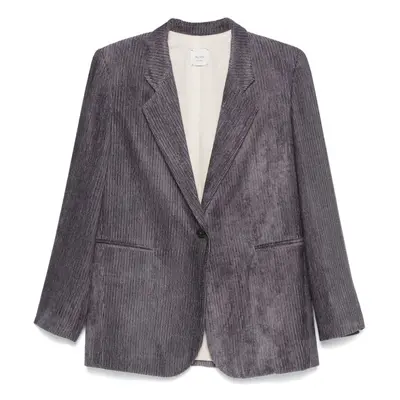 ALYSI - Velvet Single-breasted Jacket