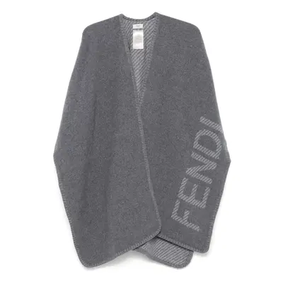 FENDI - Logo Wool Cape