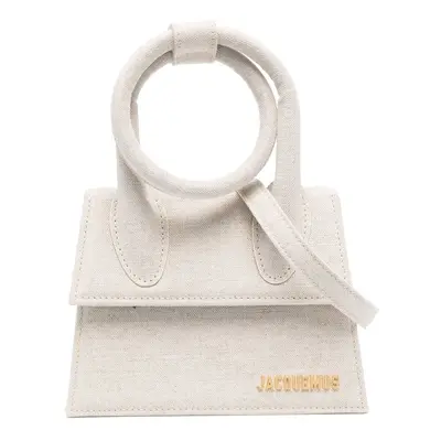 JACQUEMUS - Le Chiquito Noeud Canvas Handbag