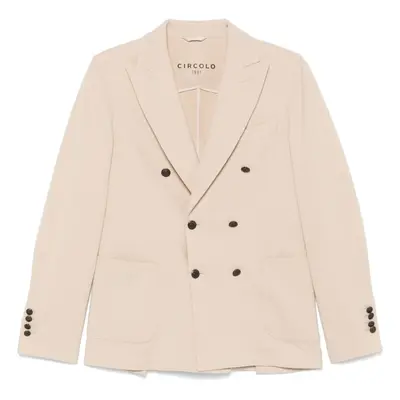 CIRCOLO - Cotton Double-breasted Jacket