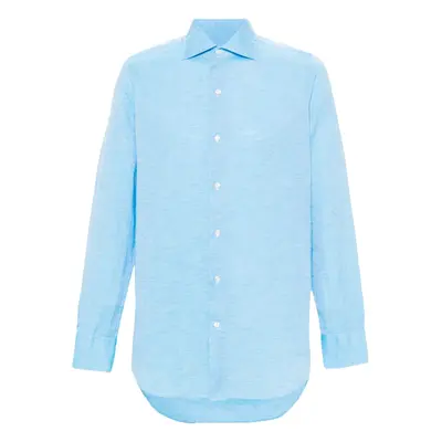 FINAMORE NAPOLI - Cotton And Linen Blend Shirt