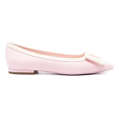 ROGER VIVIER - Gommettine Leather Ballet Flats