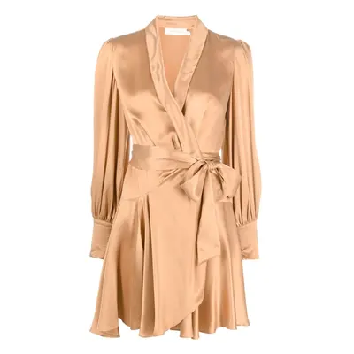 ZIMMERMANN - Silk Wrap Mini Dress