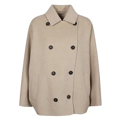 BRUNELLO CUCINELLI - Wool Double-breasted Coat