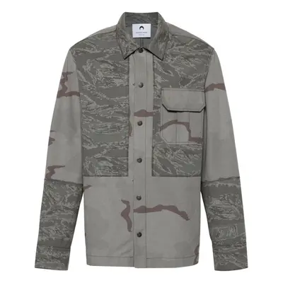 MARINE SERRE - Camouflage Print Overshirt