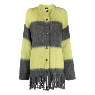 ETRO - Striped Wool Blend Cardigan