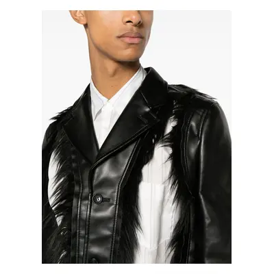 COMME DES GARCONS - Cut-out Detail Single-breasted Jacket