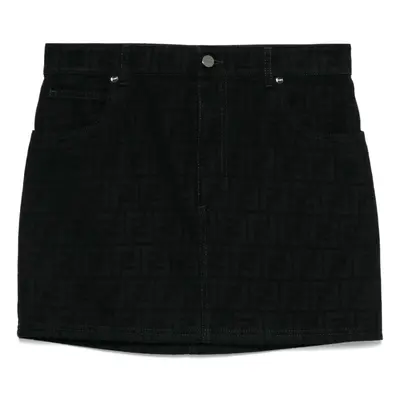 FENDI - Ff Denim Mini Skirt