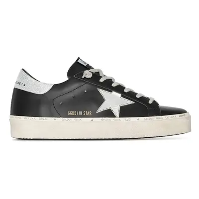 GOLDEN GOOSE - Hi Star Leather Sneakers