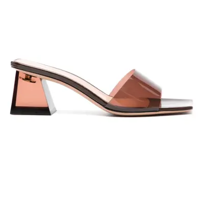 GIANVITO ROSSI - Cosmic Patent Leather Heel Mules